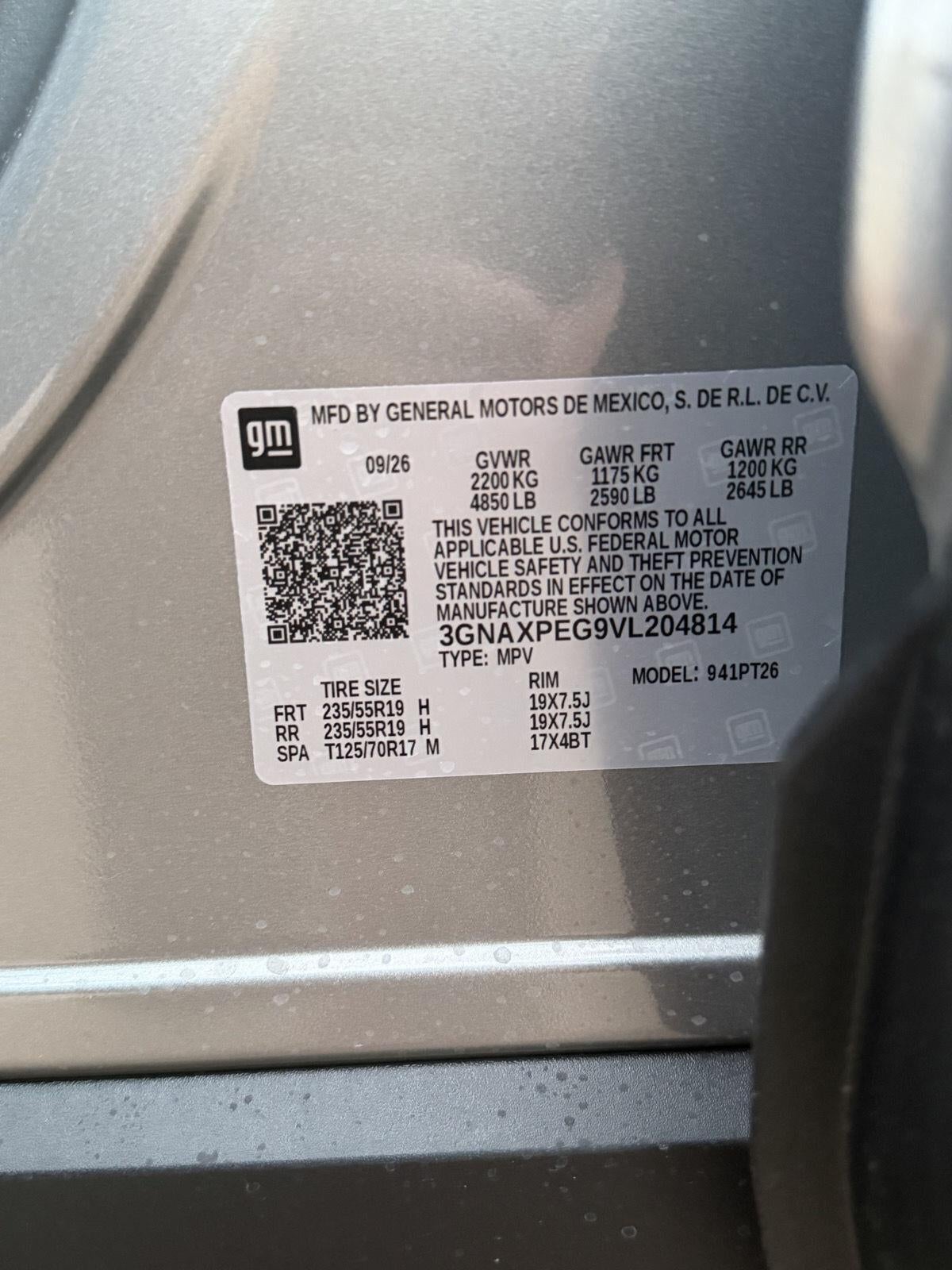 2027 Chevrolet Equinox AWD LT