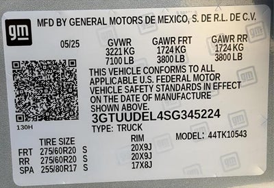 2025 GMC Sierra 1500 4WD Crew Cab Short Box SLT